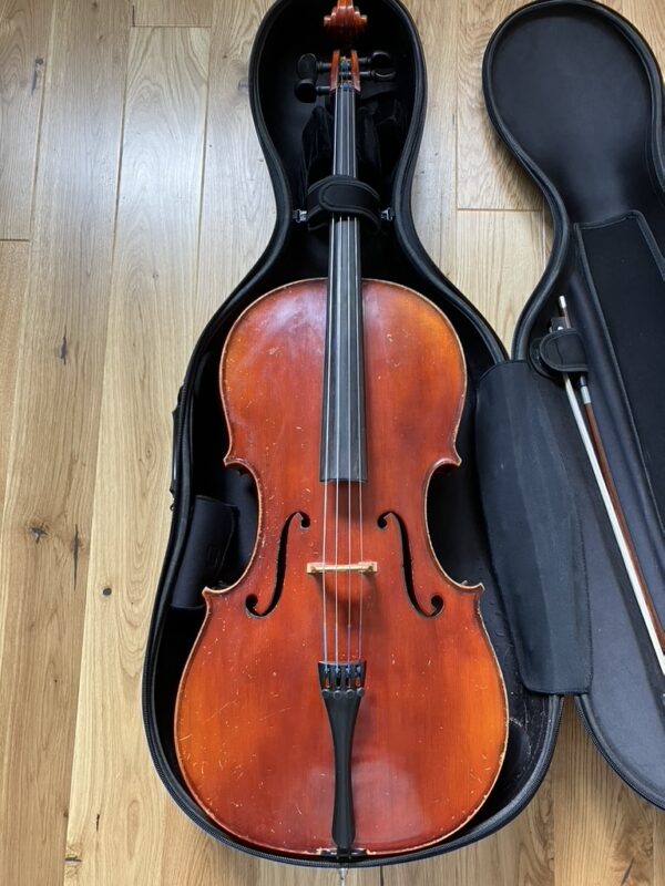 3/4 cello with Bow and Case