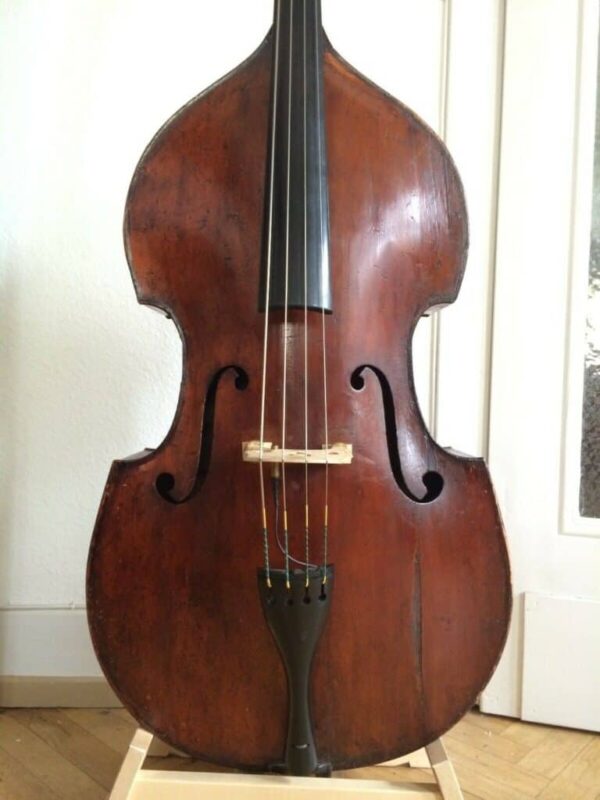 Half-size / 5/8 - Bohemian double bass c.1930, unknown workshop (Rubner style)