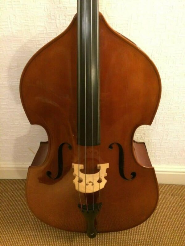 Reghin 3/4 Double Bass with Dorfler Bow and Carry Bag